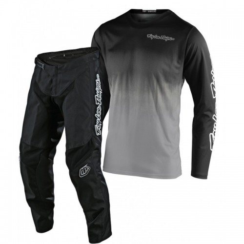 CONJUNTO TROY LEE DESIGNS 2021 GP STAIN'D - PRETO / CINZA